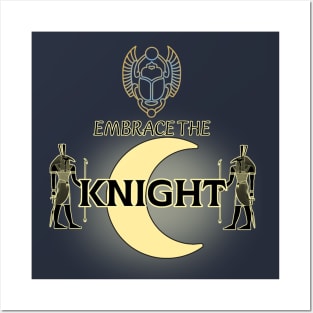 Embrace the Knight Moon Egyptian Hero Posters and Art